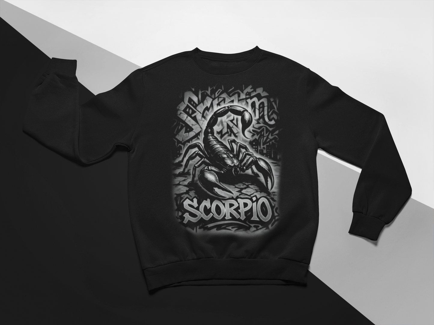 Scorpio Graffiti Crewneck Sweatshirt